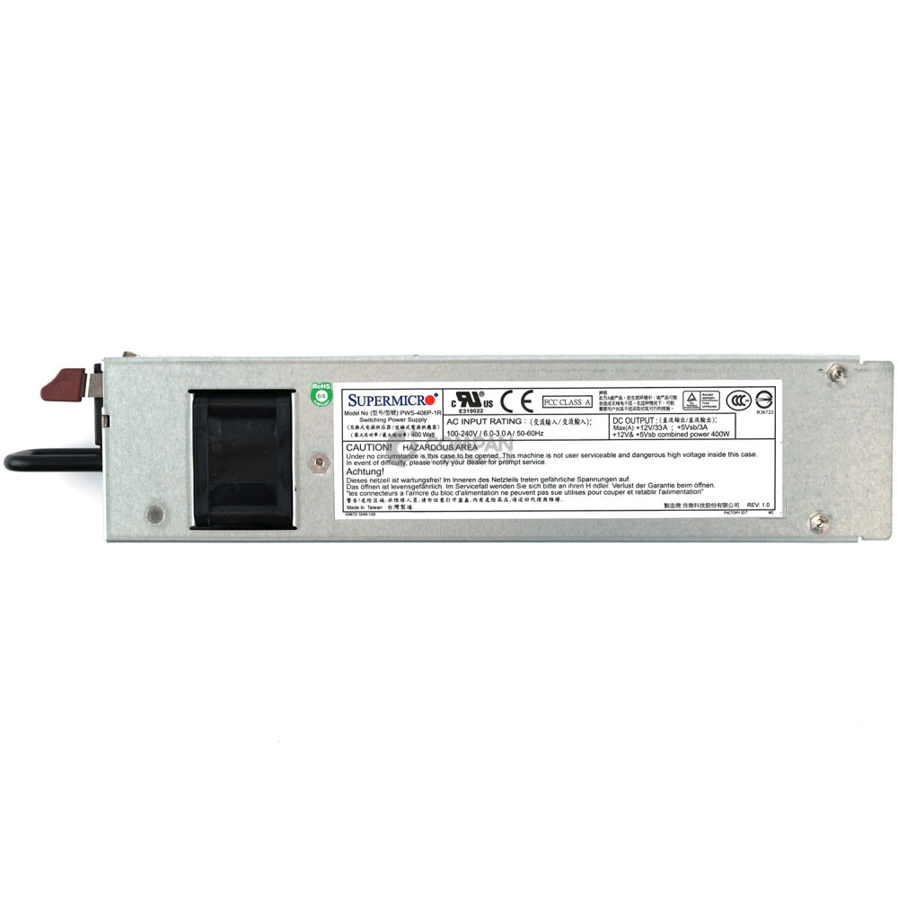 PWS-406P-1R SUPERMICRO 400W POWER SUPPLY