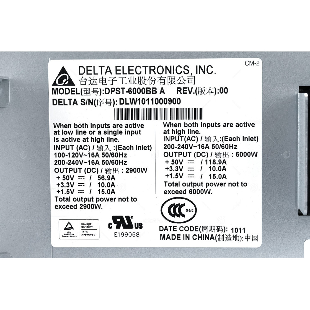 341-0152-01 CISCO 6000W AC POWER SUPPLY FOR MDS 9513