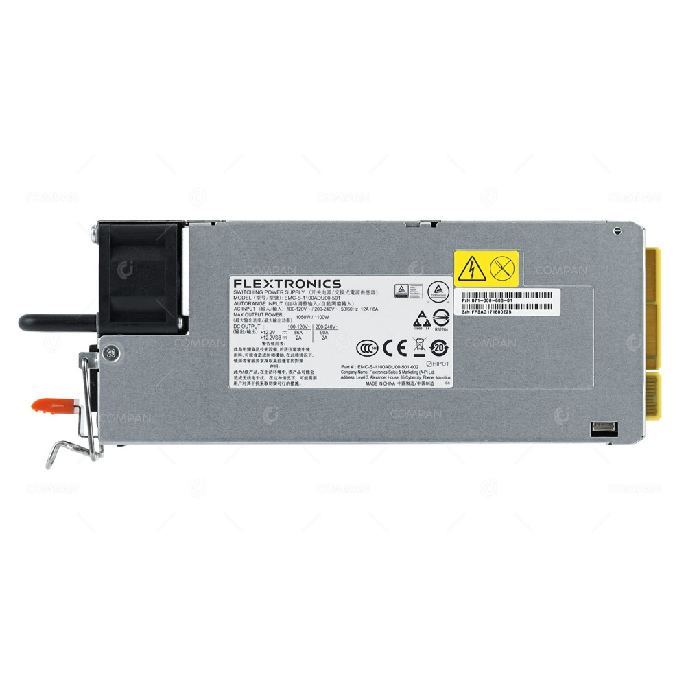 071-000-608-01 EMC 1100W POWER SUPPLY FOR EMC DATADOMAIN DD6300