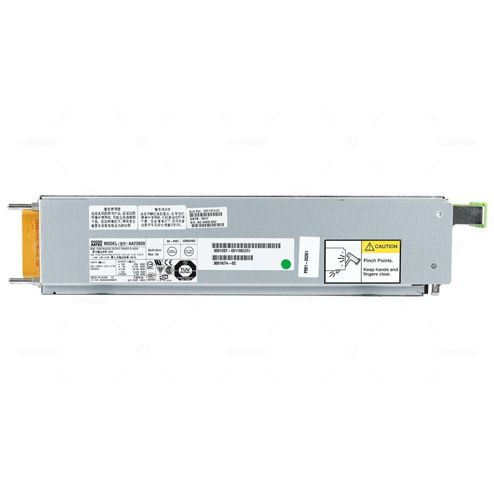 300-1674-02 SUN 400W POWER SUPPLY FOR SUN FIRE V240