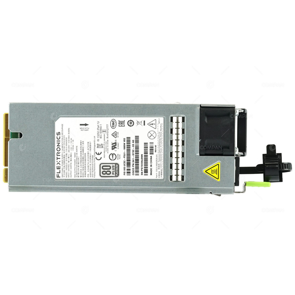 341-0732-01 CISCO 1600W AC PSU 80 PLUS PLATINUM FOR CISCO HX240C UCS C240 M4