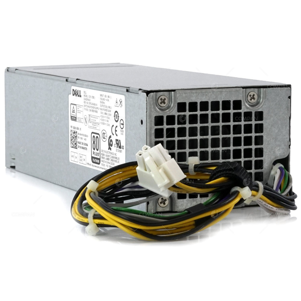 6WX7D DELL 240W PSU 80 PLUS PLATINUM FOR DELL OPTIPLEX, PRECISION, INSPIRON