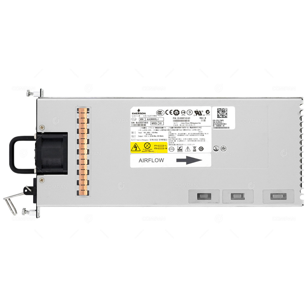 23-0000143-01 BROCADE POWER SUPPLY 250W FOR ICX6610-24-I RPS15-I,