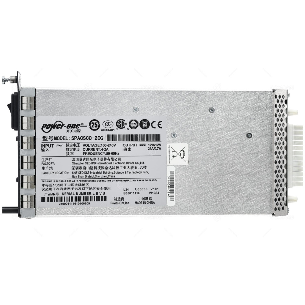 341-0340-02 CISCO 300W POWER SUPPLY FOR CISCO 5508 WIRELESS CONTROLLER