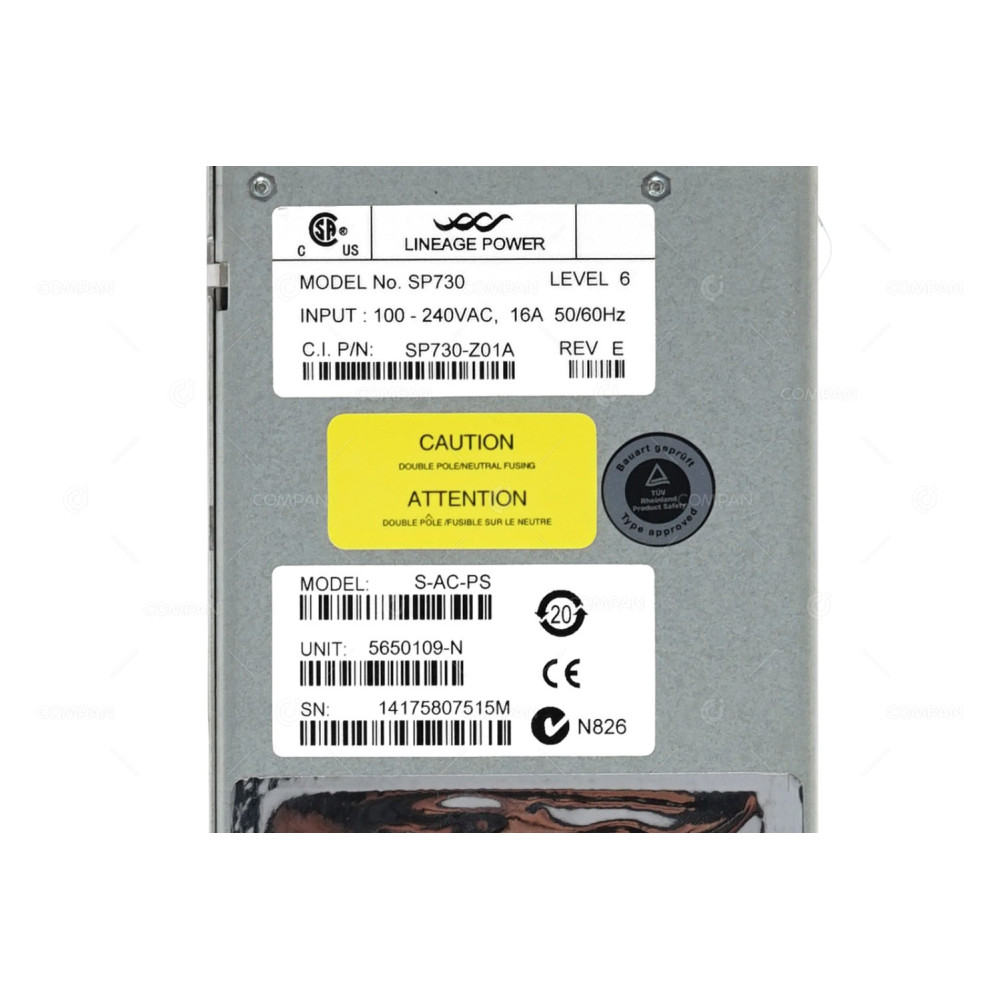 5650109-N ENTERASYS 1600W POWER SUPPLY FOR S4 CHASSIS S-AC-PS