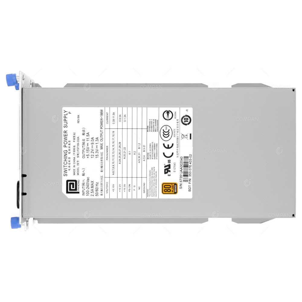 7HG1C DELL POWER SUPPLY 188W FOR POWERVAULT TL2000 TL4000