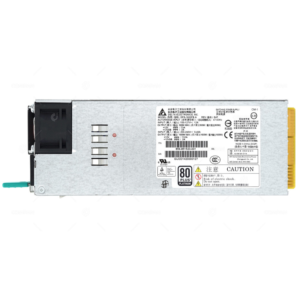 856-851520-001 NEC 1600W POWER SUPPLY 80PLUS PLATINUM FOR NEC EXPRESS5800