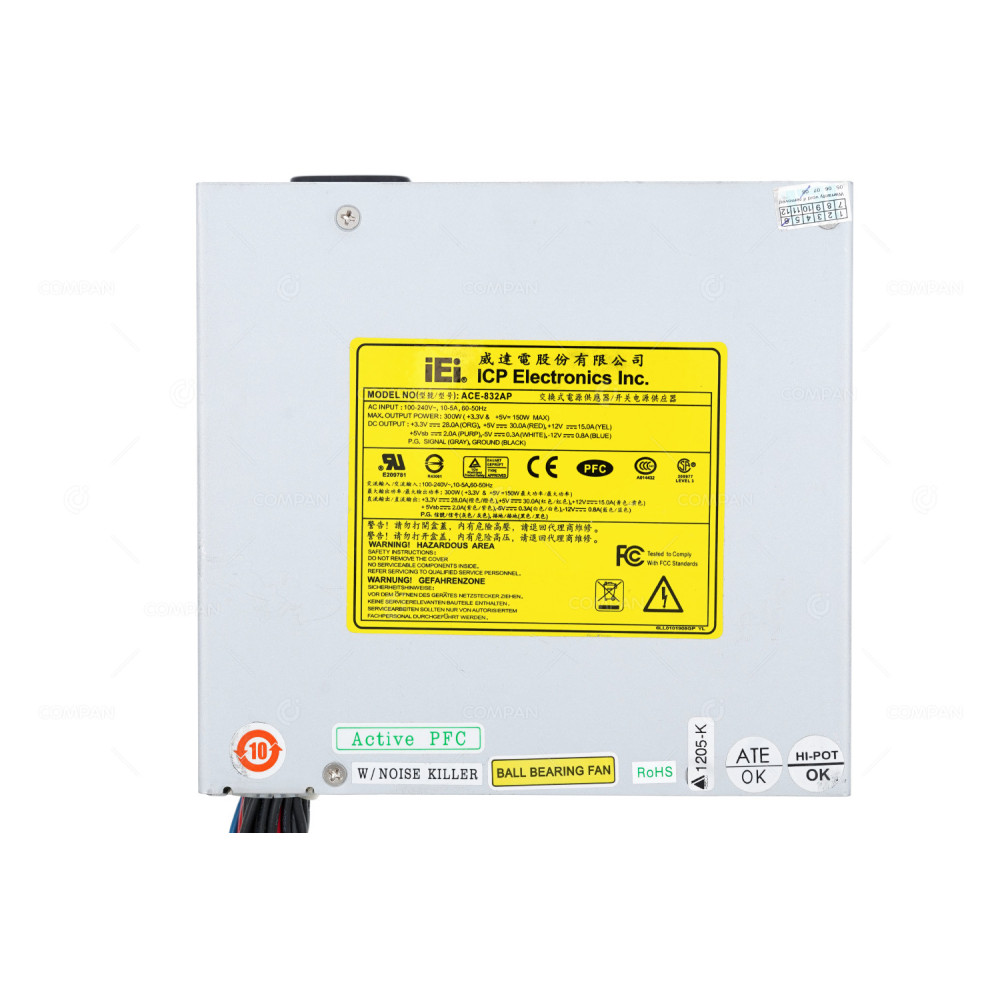 ACE-832AP IEI POWER SUPPLY 300W FOR  IEI B191 9PA3000920
