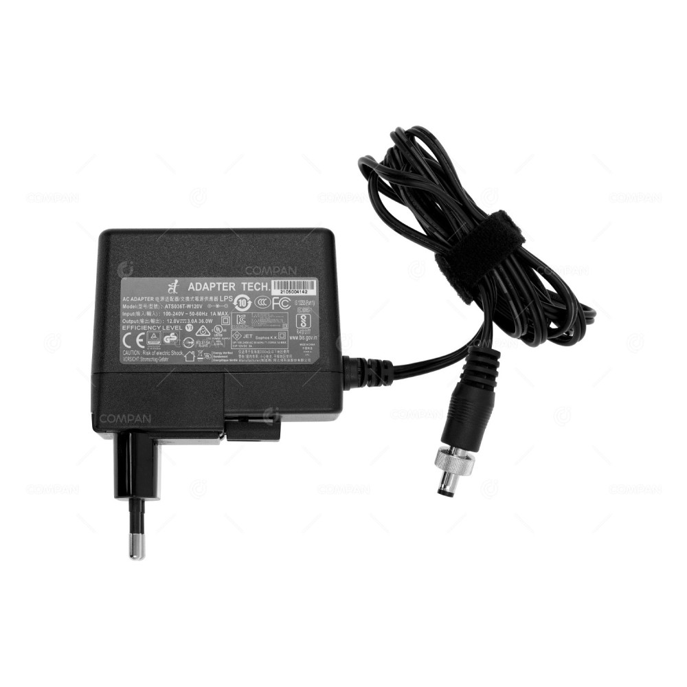 ATS036T-W120V ADAPTER TECHNOLOGY 36W 12V 3A AC/DC ADAPTER -
