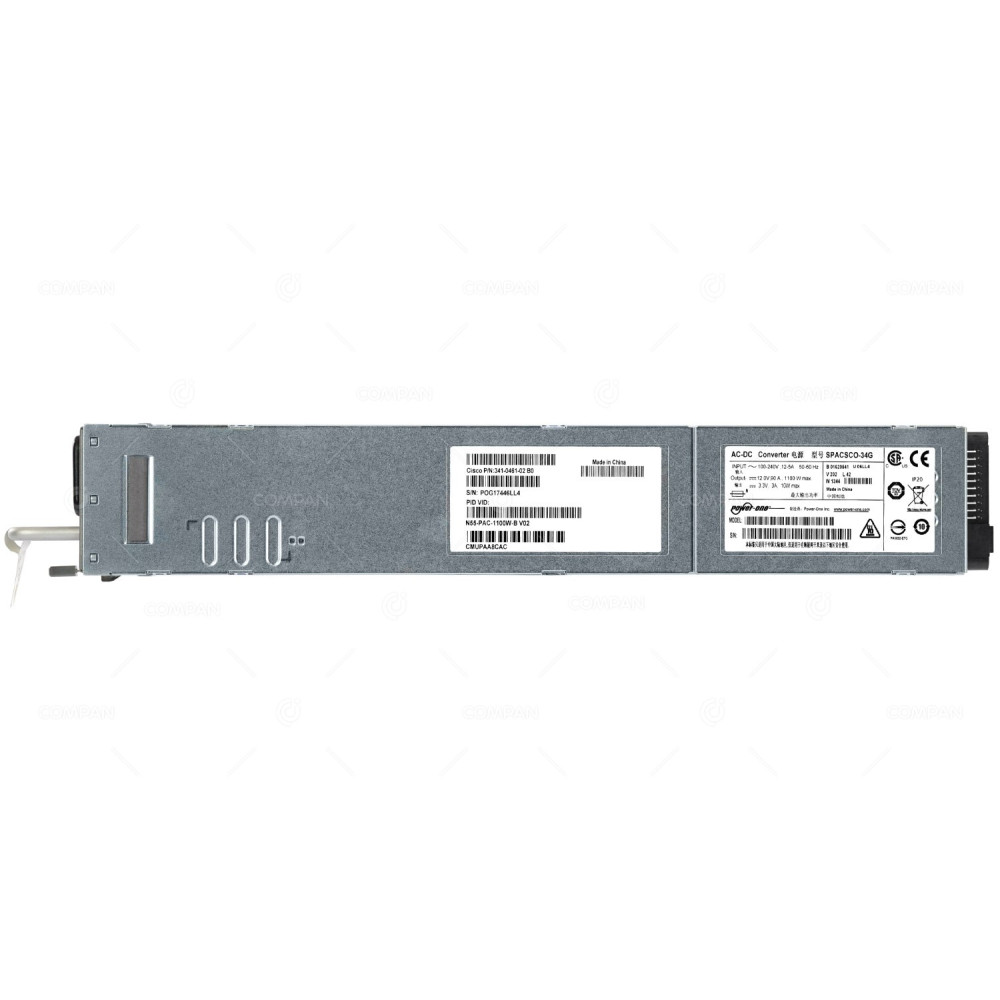 N55-PAC-1100W-B CISCO 1100W POWER SUPPLY FOR NEXUS 5600 6000 341-0461-03, SPACSCO-34G