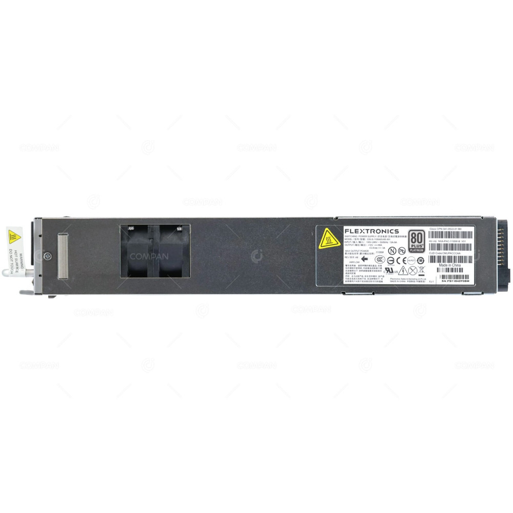 NXA-PAC-1100W-B CISCO POWER SUPPLY 1100W 80 PLUS PLATINUM PORT SIDE INTAKE FOR NEXUS 5600 6000 341-0522-01