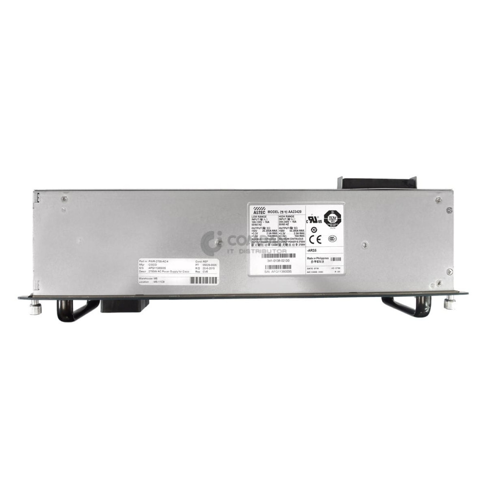 PWR-2700-AC/4 CISCO 3000W AC POWER SUPPLY FOR CATALYST 6504/7604 E-SERIES