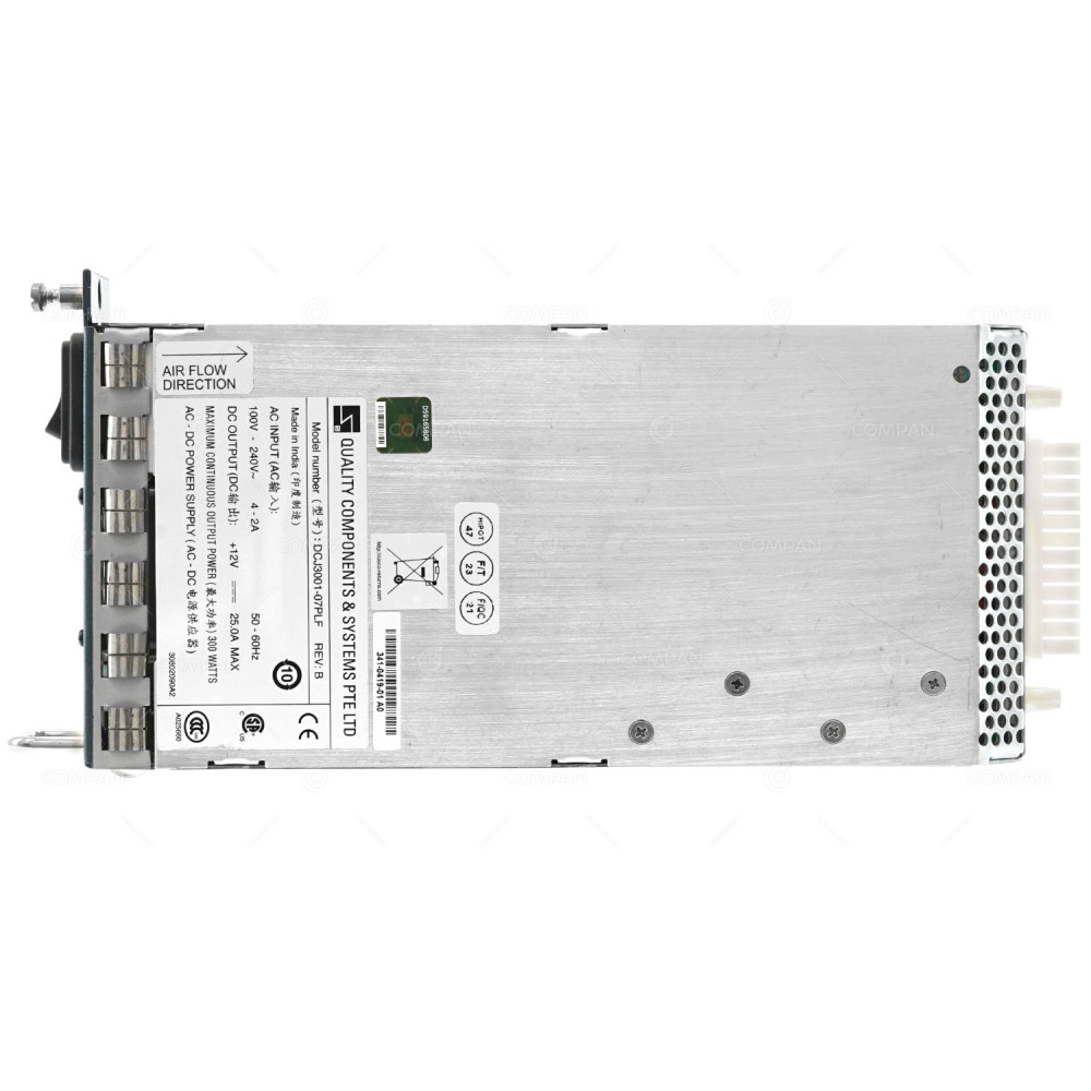 PWR-C49E-300AC-F CISCO 300W POWER SUPPLY PORT SIDE EXHAUST FOR CATALYST 4948E-F