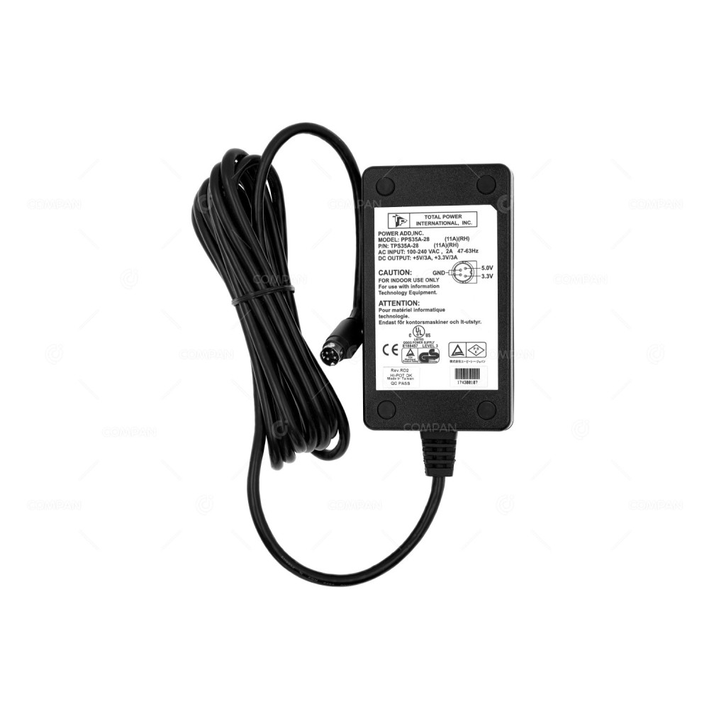 TPS35A-28 TOTAL POWER INTERNATIONAL 15W 5V 3A AC/DC ADAPTER PPS35A-28