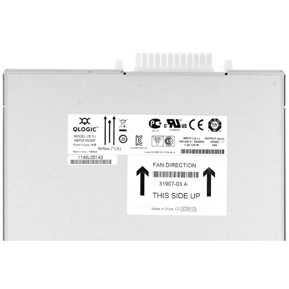SBPSFAN2BF  QLOGIC 120W POWER SUPPLY REAR TO FRONT AIRFLOW FOR SANBOX 5802 5800