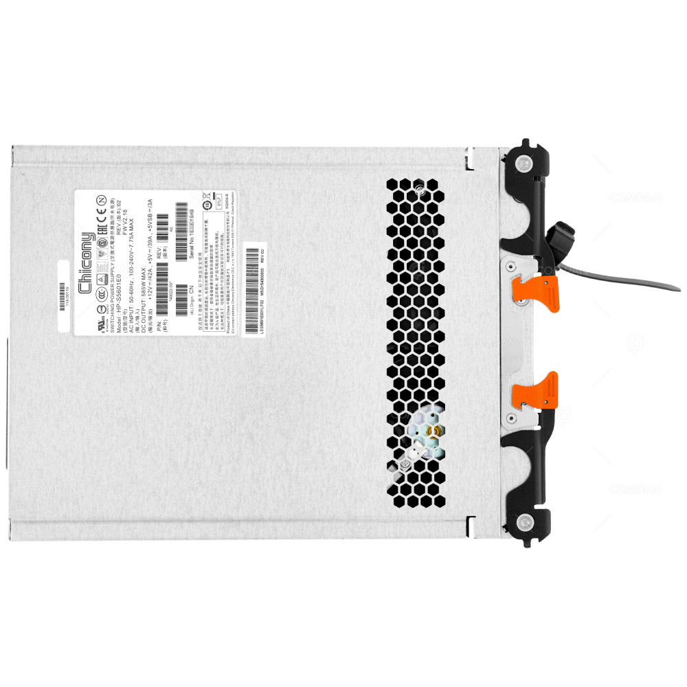 349-4460200  NETAPP 585W AC POWER SUPPLY FOR NETAPP E2600 CLASS 5350 MODEL 0833