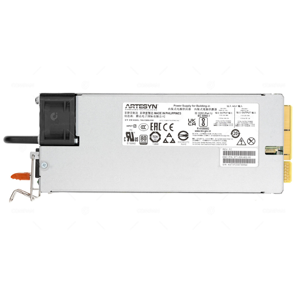 071-000-802-00  EMC 1100W POWER SUPPLY AC DC FOR EMC ISILON A2000