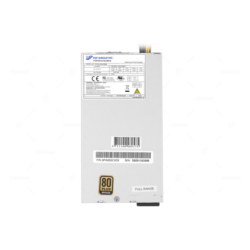 9PA250CX03  FSP FSP250-50GUB(85) 80 PLUS BRONZE 250W 240V FOR GENUBOX M
