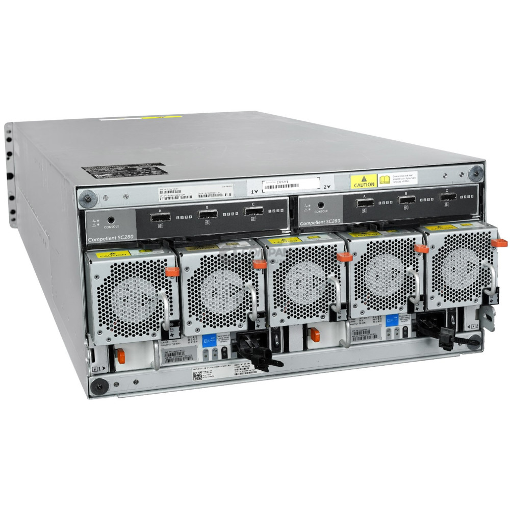 SC280 DELL COMPELLENT SC280 84-BAY LFF STORAGE ARRAY + 84 x 4TB SAS HDD