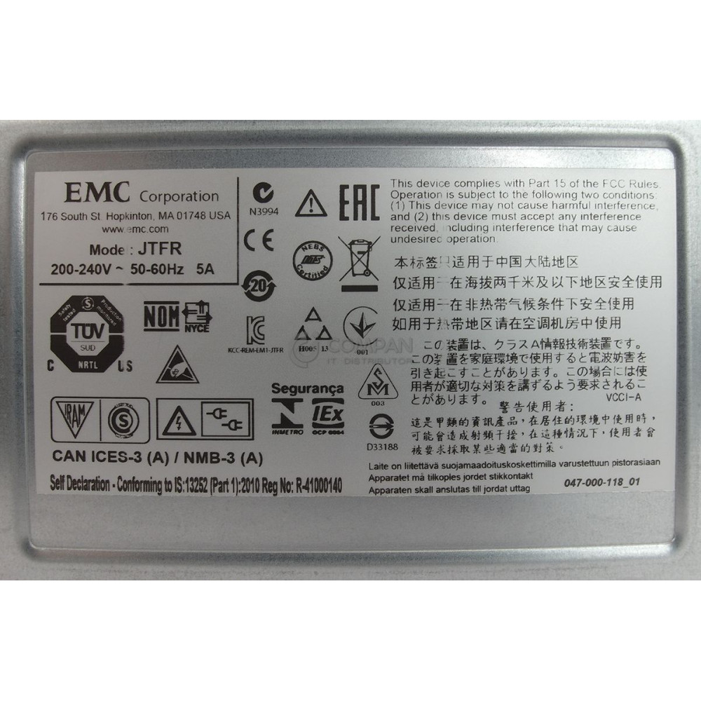 EMC STORAGE VNX5400 25BAY SFF