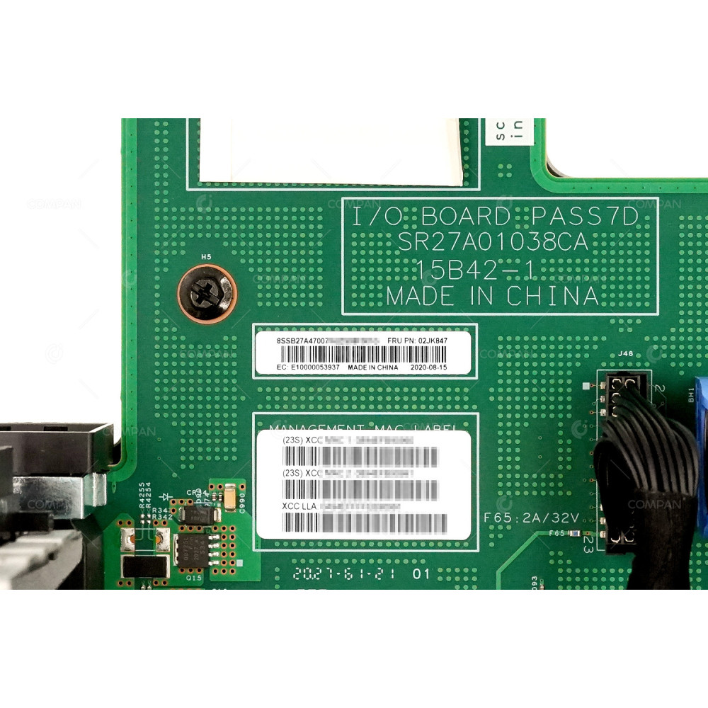 02JK847  LENOVO I/O BOARD FOR SR950