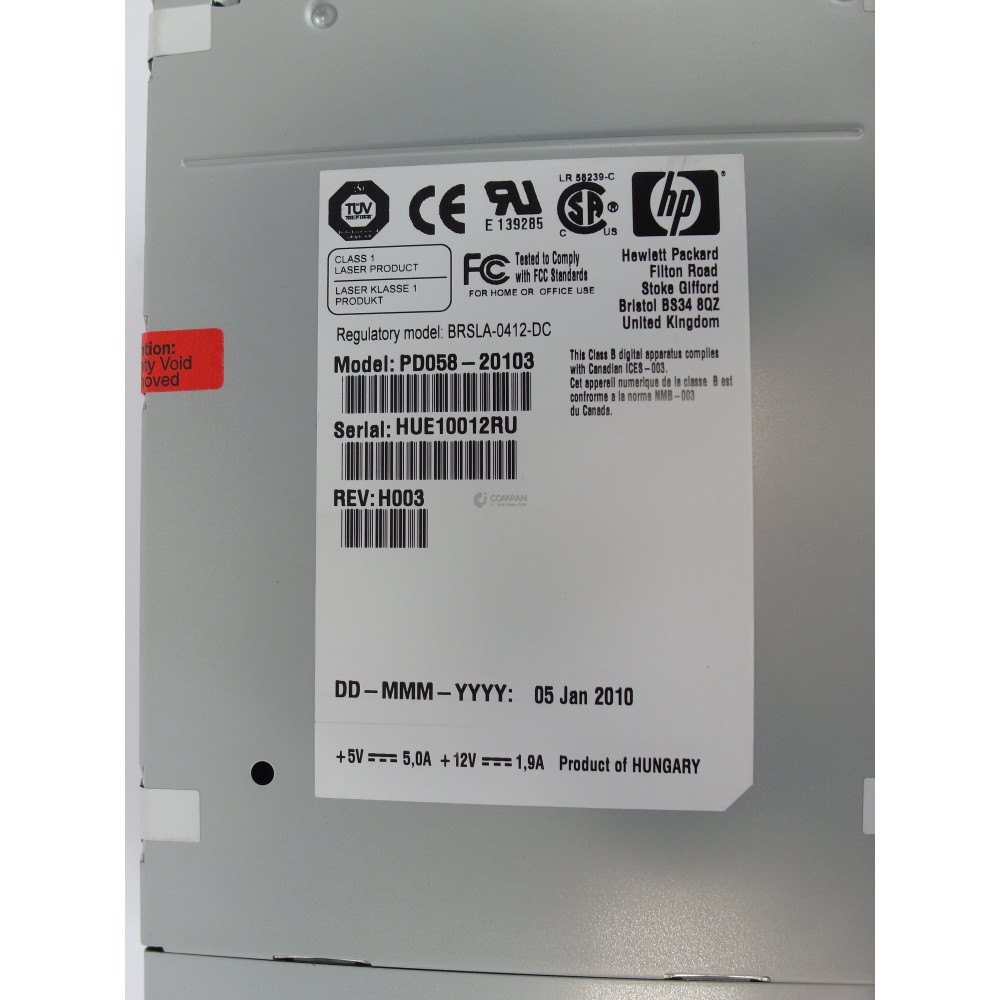418411-002 HP MSL 2 4 8 GB LTO 3 ULTRIUM 960 FC 4GB