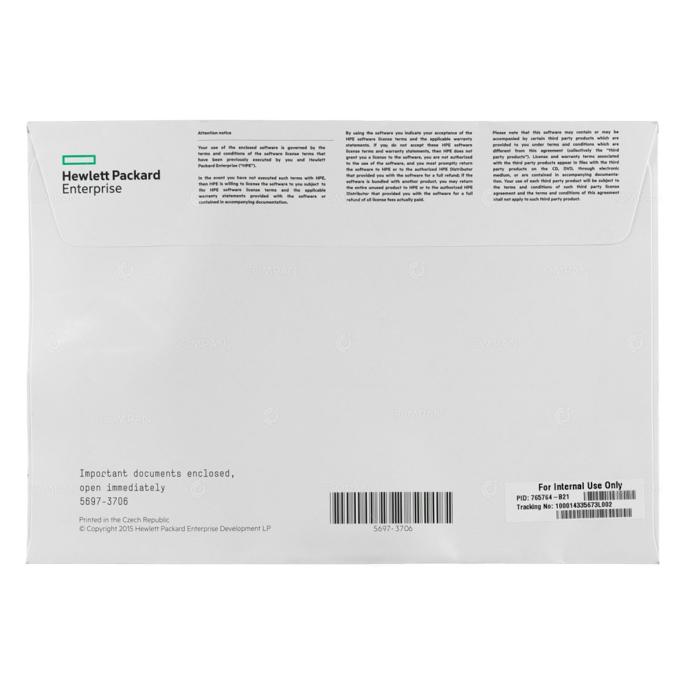 BD505A HPE ILO ADVANCED 1-SERVER LICENSE 3 YEARS SUPPORT 872648-B21, 765764-B21, 872648-B21