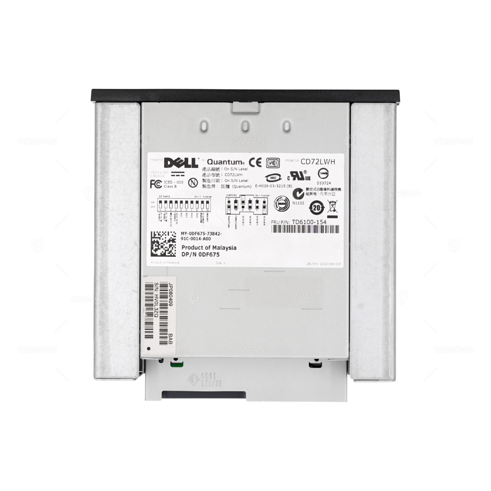 DF675 DELL TAPE DRIVE DDS-5 DAT72 36MB 72MB