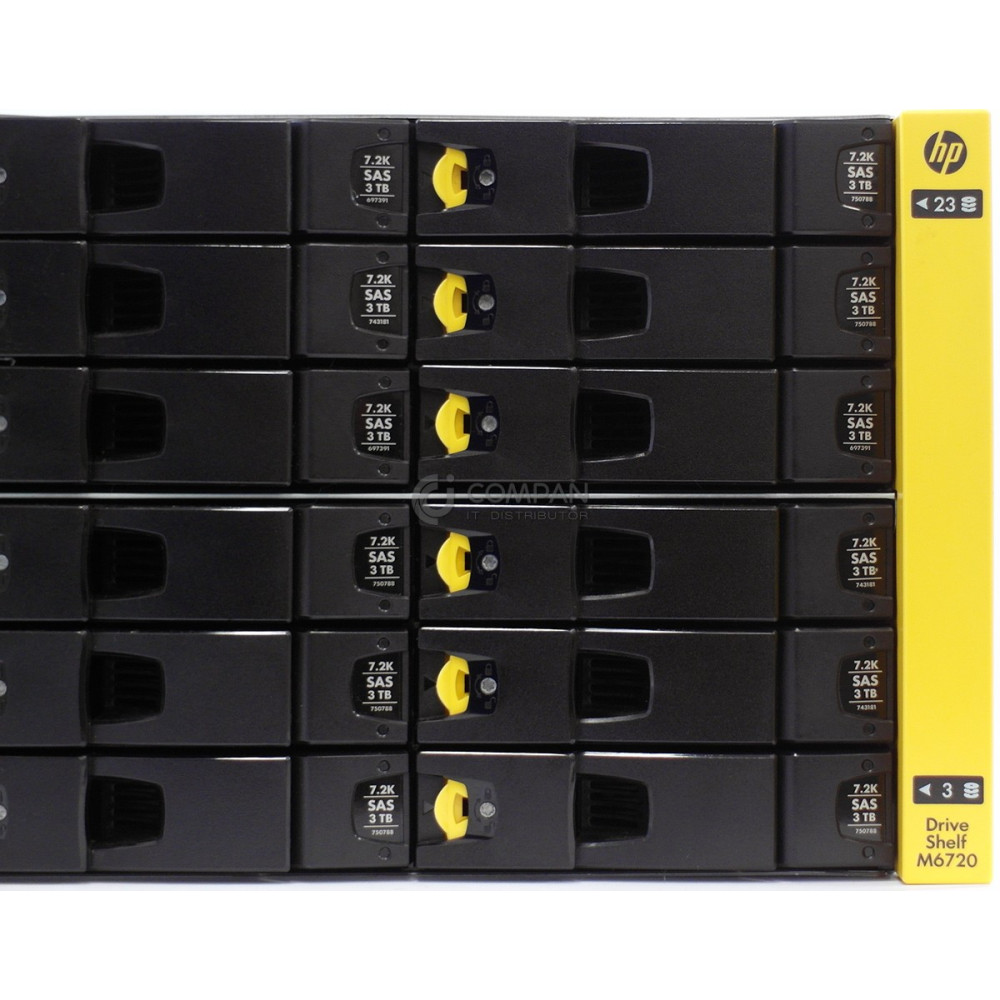 QR491A HP 3PAR STORESERV M6720 4U SAS 24-BAY LFF EXPANSION ENCLOSURE