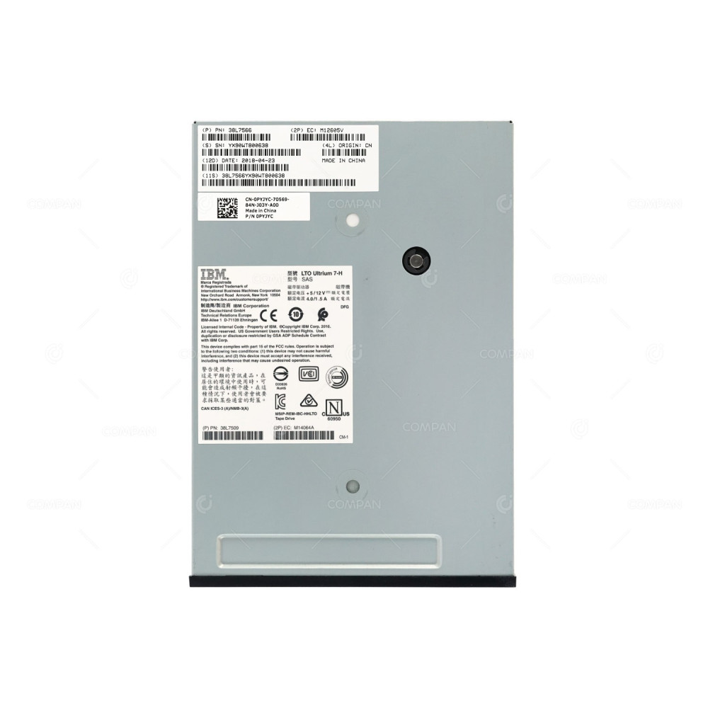 PYJYC DELL LTO ULTRIUM 7-H SAS INTERNAL TAPE DRIVE