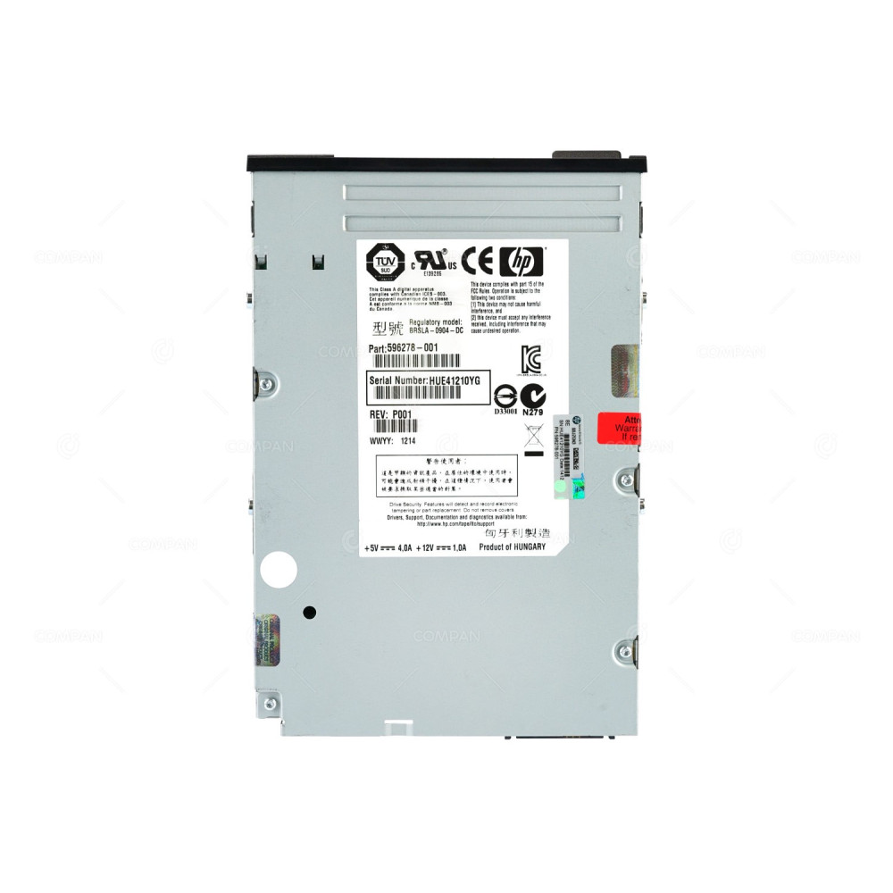 596278-001 HP LTO5 ULTRIUM 3000 SAS INTERNAL TAPE DRIVE