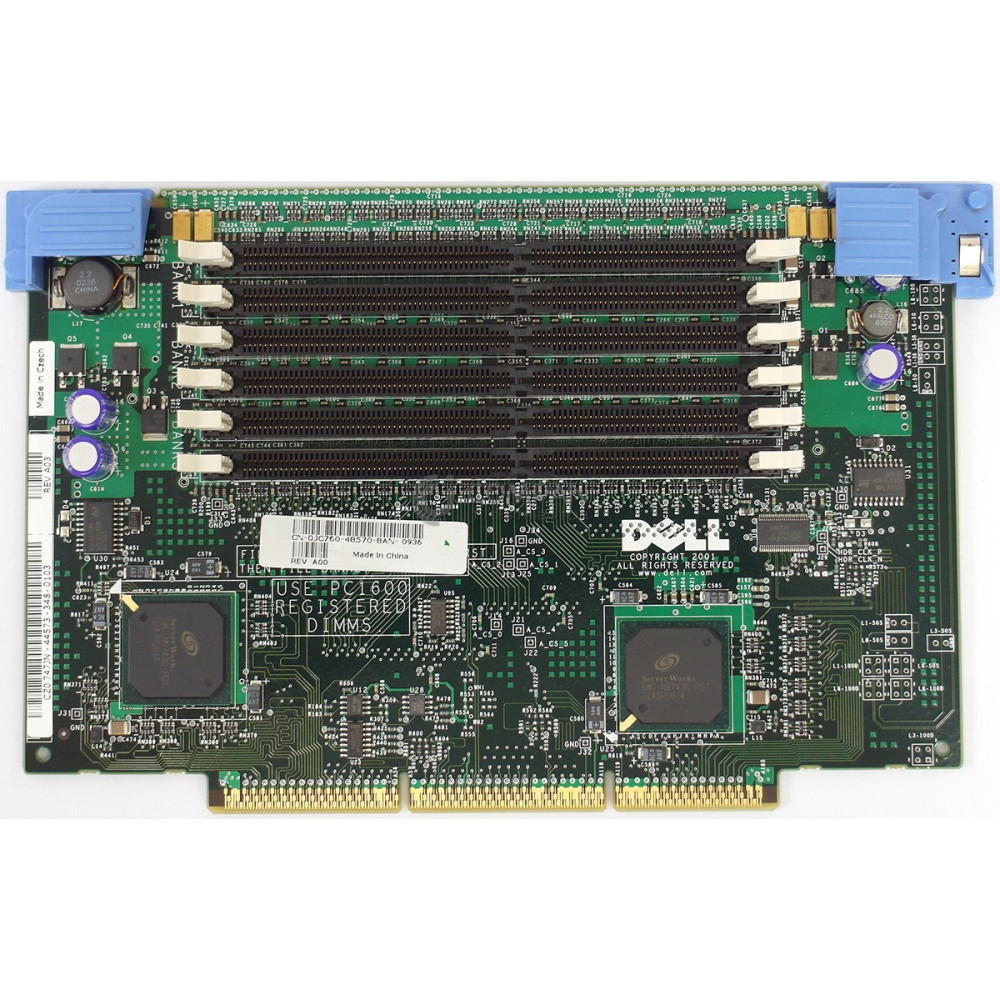 747JN DELL 6-SLOT MEMORY RISER BOARD FOR DELL POWEREDGE 4600 0747JN