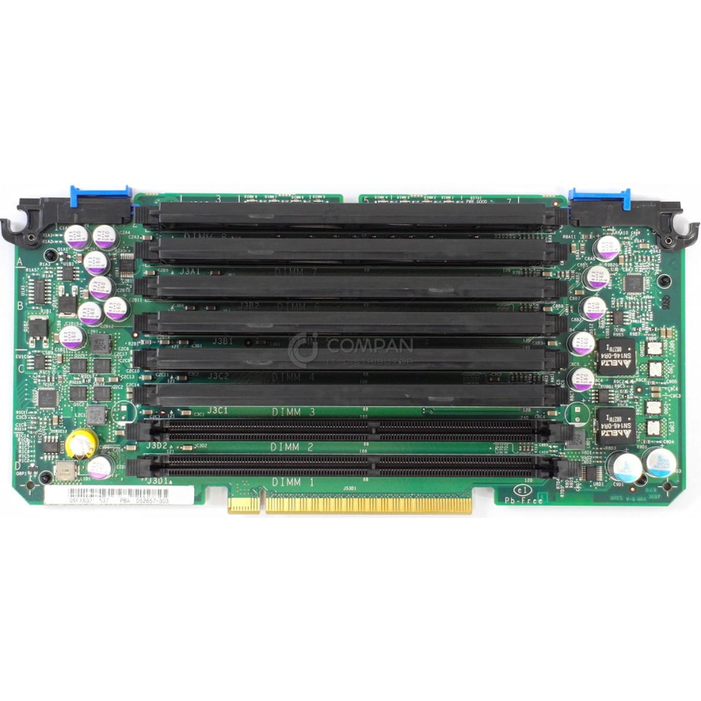 D52657-303 FUJITSU 8-SLOT MEMORY RISER BOARD FOR FUJITSU PRIMERGY RX600 S4