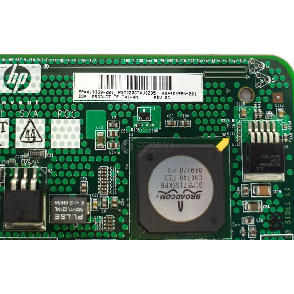 419330-001 HP NC326M DUAL PORT 1GB MEZZANINE CARD