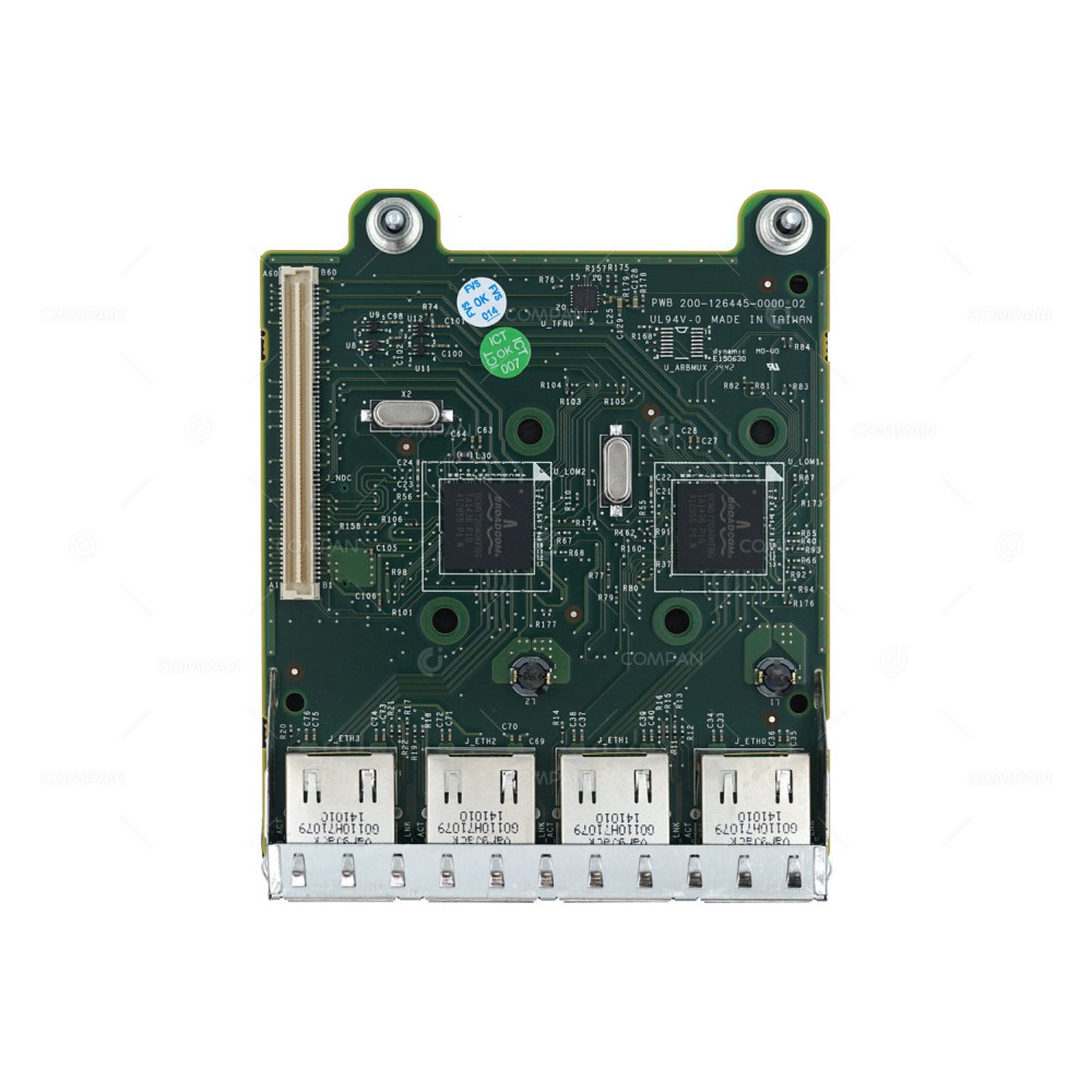 FM487 DELL BROADCOM 5720 1GB QUAD PORT DAUGHTER CARD FOR R730XD R630 R620