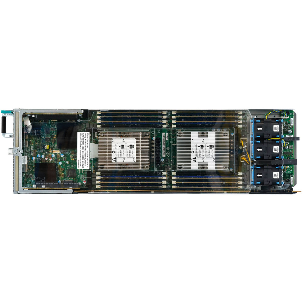 INTEL H2312XXLR3 12LFF 4-NODE CHASSIS + 4X HNS2600BPB COMPUTE MODULE 2X INTEL XEON GOLD 6138 12 CORE 2.0GHz 128GB RAM (8X16GB 8X2666MHZ) +2X PSU