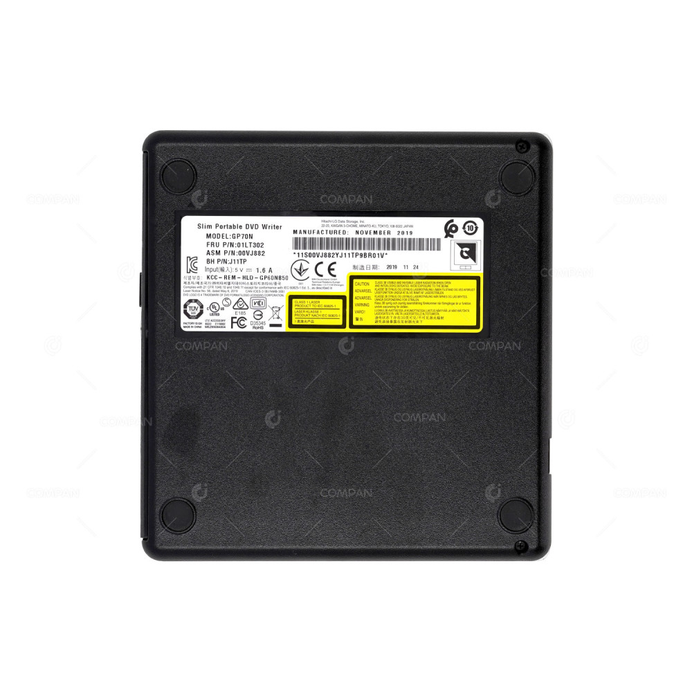 01LT302  IBM 8X USB 2.0 SLIM PORTABLE DVD WRITER