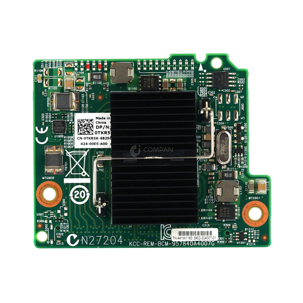 TKR5K DELL BROADCOM 10GB 4-PORT BLADE DAUGHTER CARD 0TKR5K