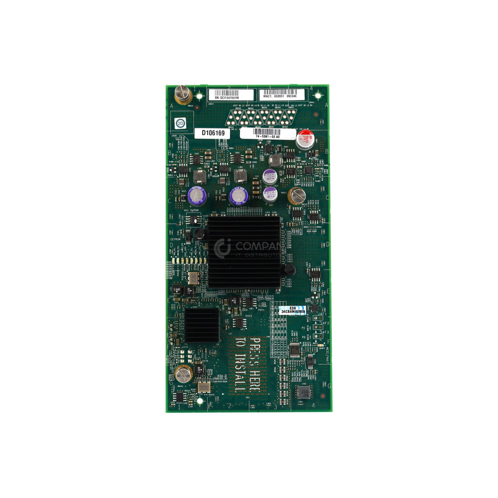 74-5391-02 CISCO MEZZANINE 10GB VIRTUAL INTERFACE CARD AX405-00020, 4M0942