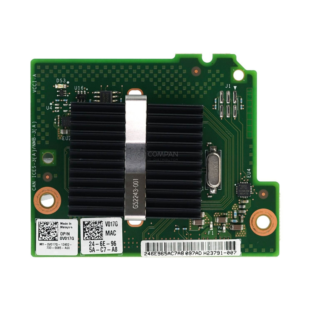 V017G DELL INTEL I350 QUAD PORT 1GB NETWORK DAUGHTER CARD FOR M630/FC30