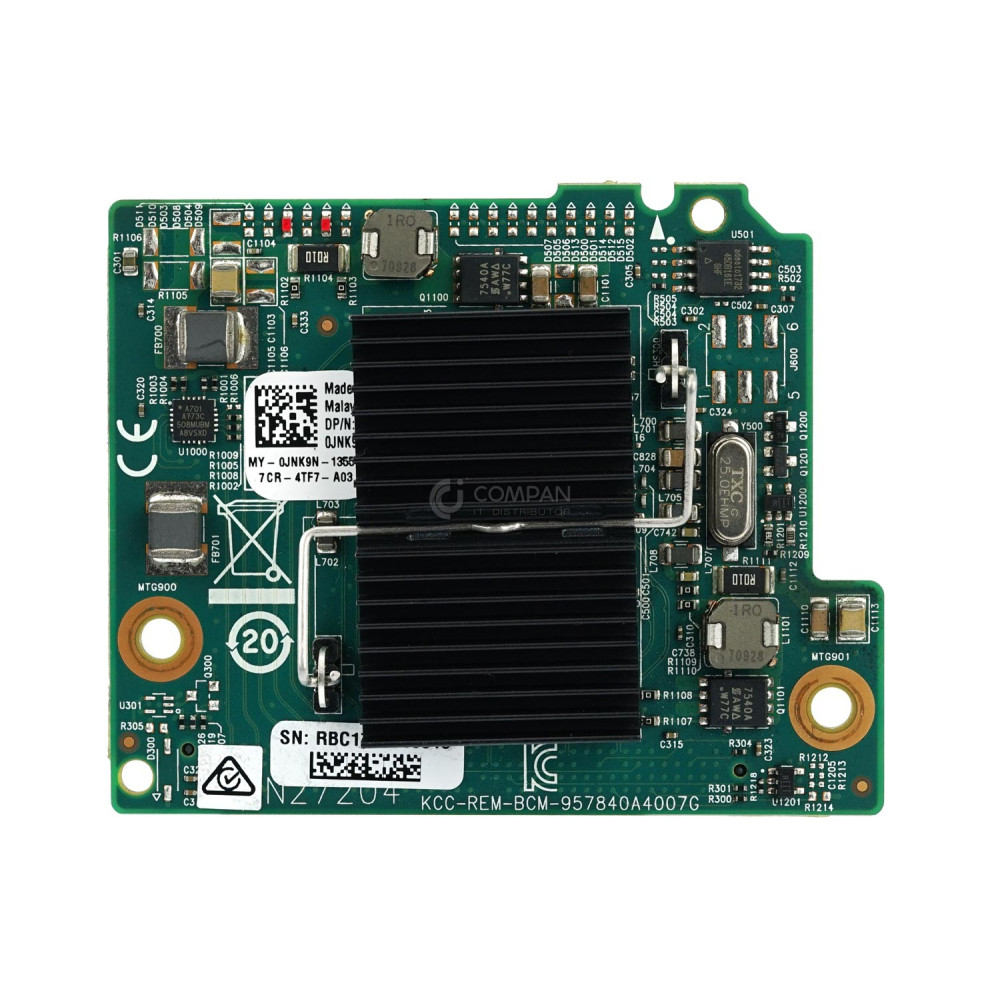 JNK9N DELL BROADCOM 57840S QUAD PORT 10G DAUGHTER CARD FOR DELL POWEREDGE