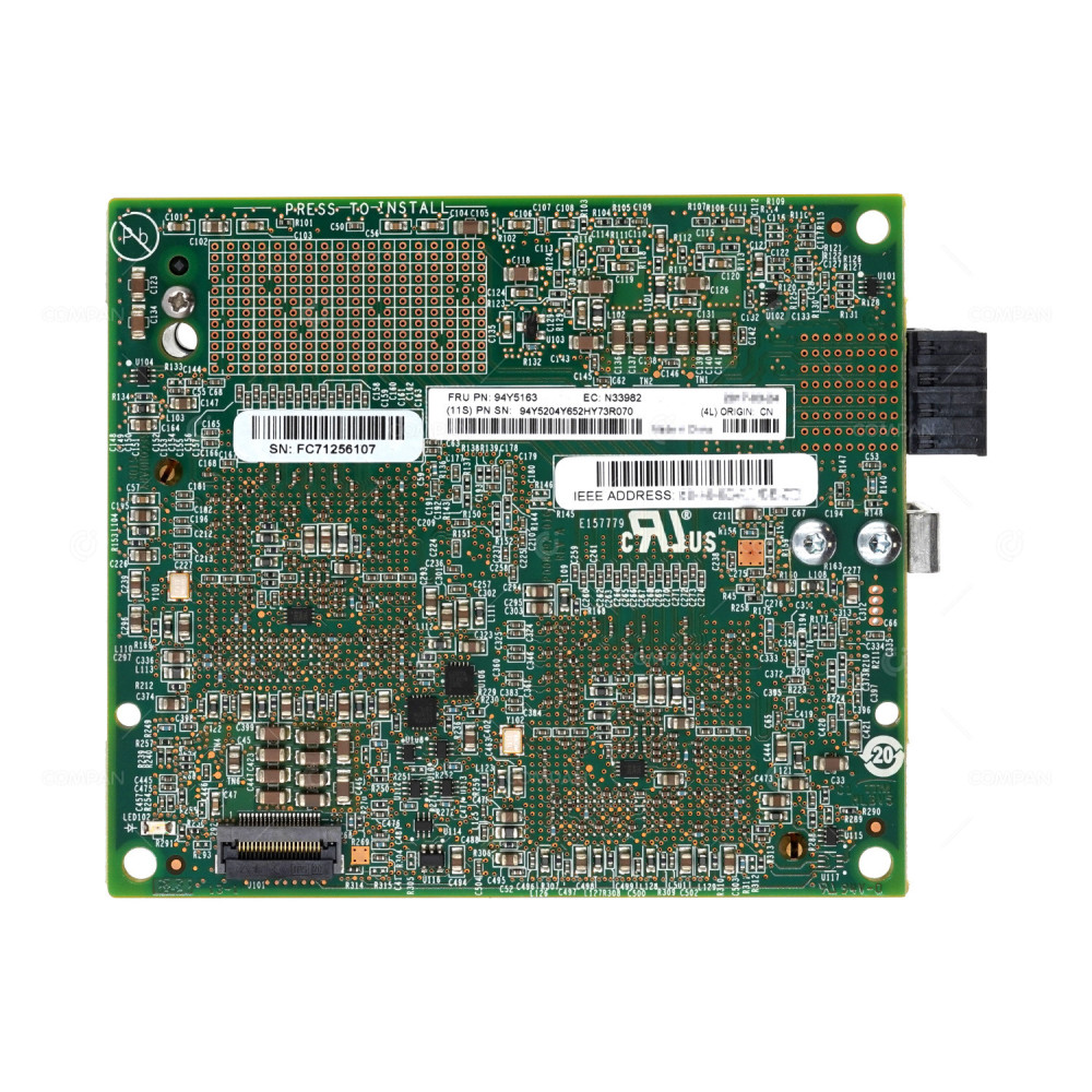 94Y5163 IBM 10GB FLEX SYSTEM SINGLE PORT MEZZANINE CARD FOR X280 X6 X480 X6 X880 X6 94Y5204, CN4058, P008493-21J