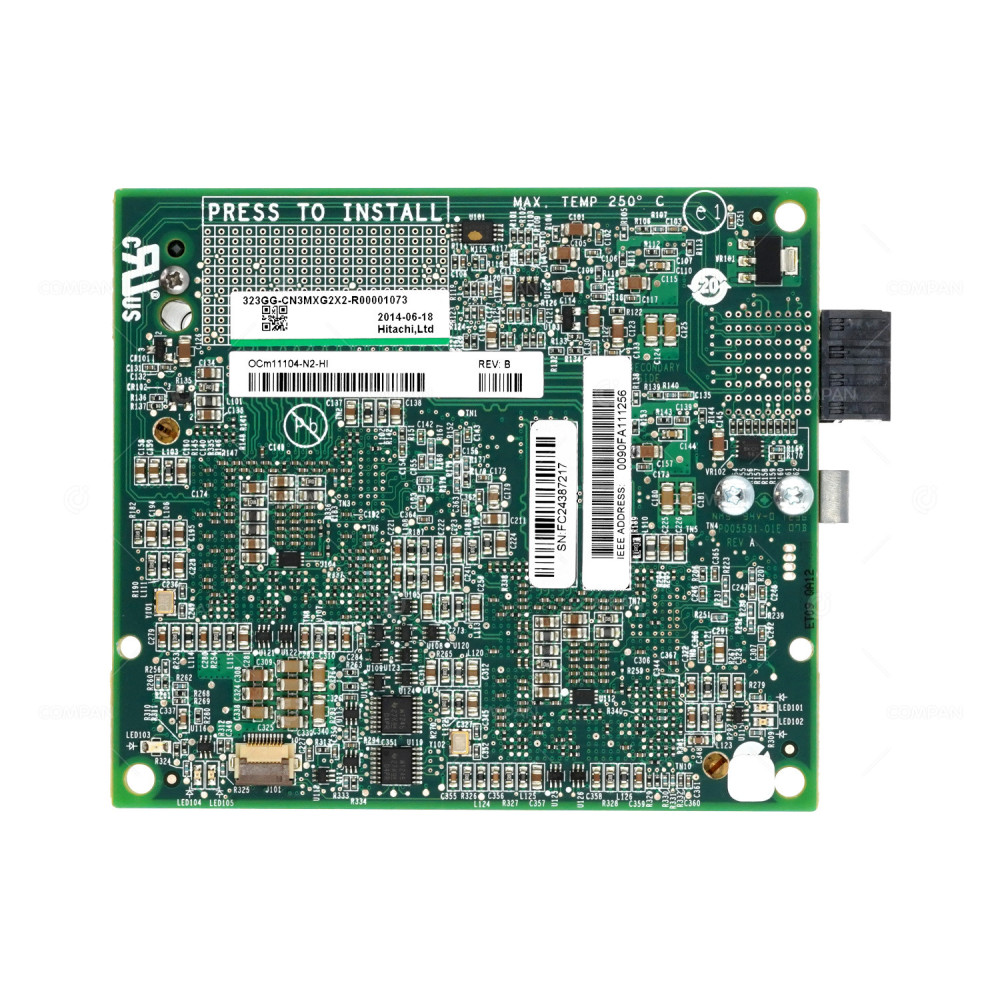 GG-CN3MXG2X2-R HITACHI QUAD PORT 10GB NIC MEZZANINE FOR BLADE SERVER OCM11104-N2-HI, OCM11104