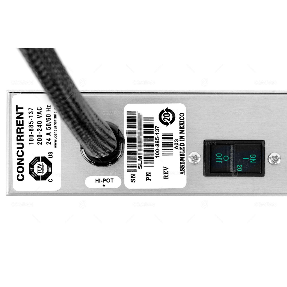 100-885-137 EMC 24A 5060HZ 200-240 VAC HH PDU