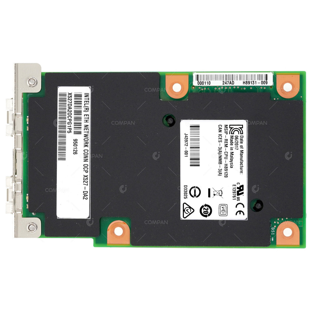 X527-DA2 INTEL X527-DA2 2-PORT 10GB SFP+ NETWORK CONNECTION CARD FOR RX2540 M4