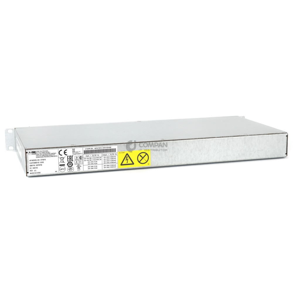 00FW790 IBM INPUT 1 PHASE 12-PORT C13 PDU WITH SIDE MOUNT
