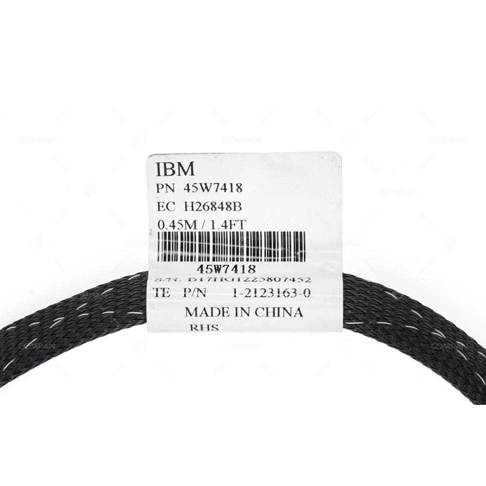 45W7418  IBM 2X DUPLEX LC-LC 0.45M