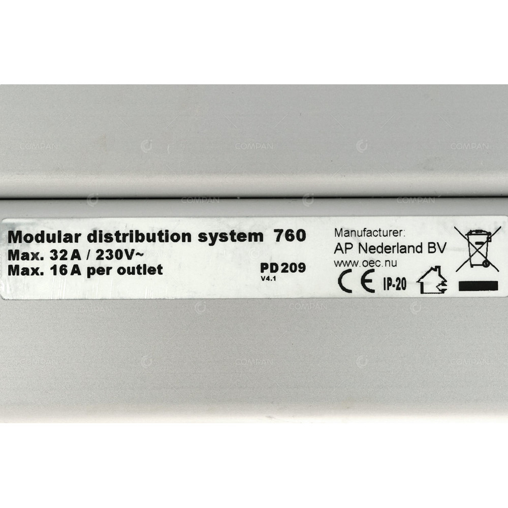 PD 209 AP NEDERLAND BV PD209 MODULAR DISTRIBUTION SYSTEM 760