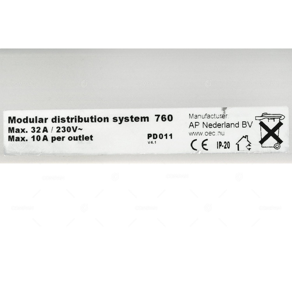 PD 011 AP NEDERLAND BV PD 011 MODULAR DISTRIBUTION SYSTEM 760