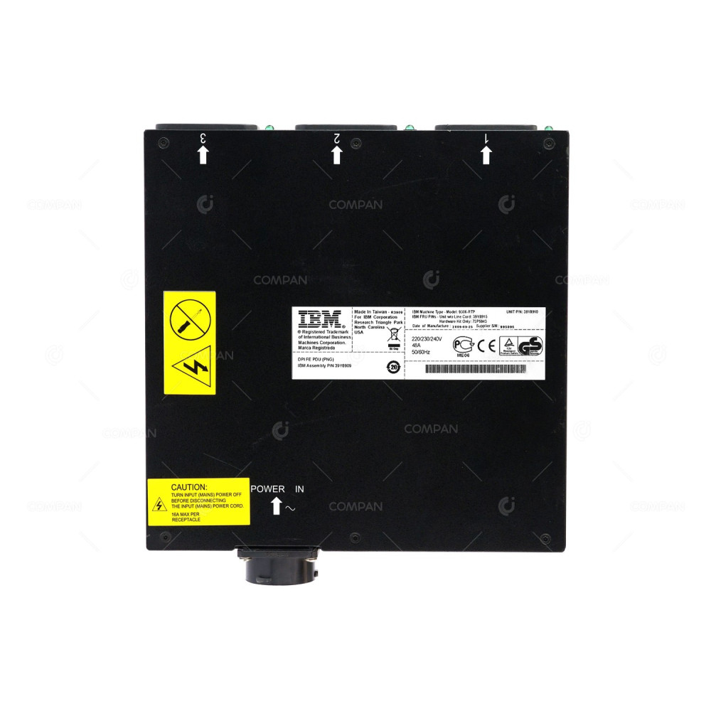 39Y8915 IBM PDU OUTPUT 3X C19 WITHOUT CABLE